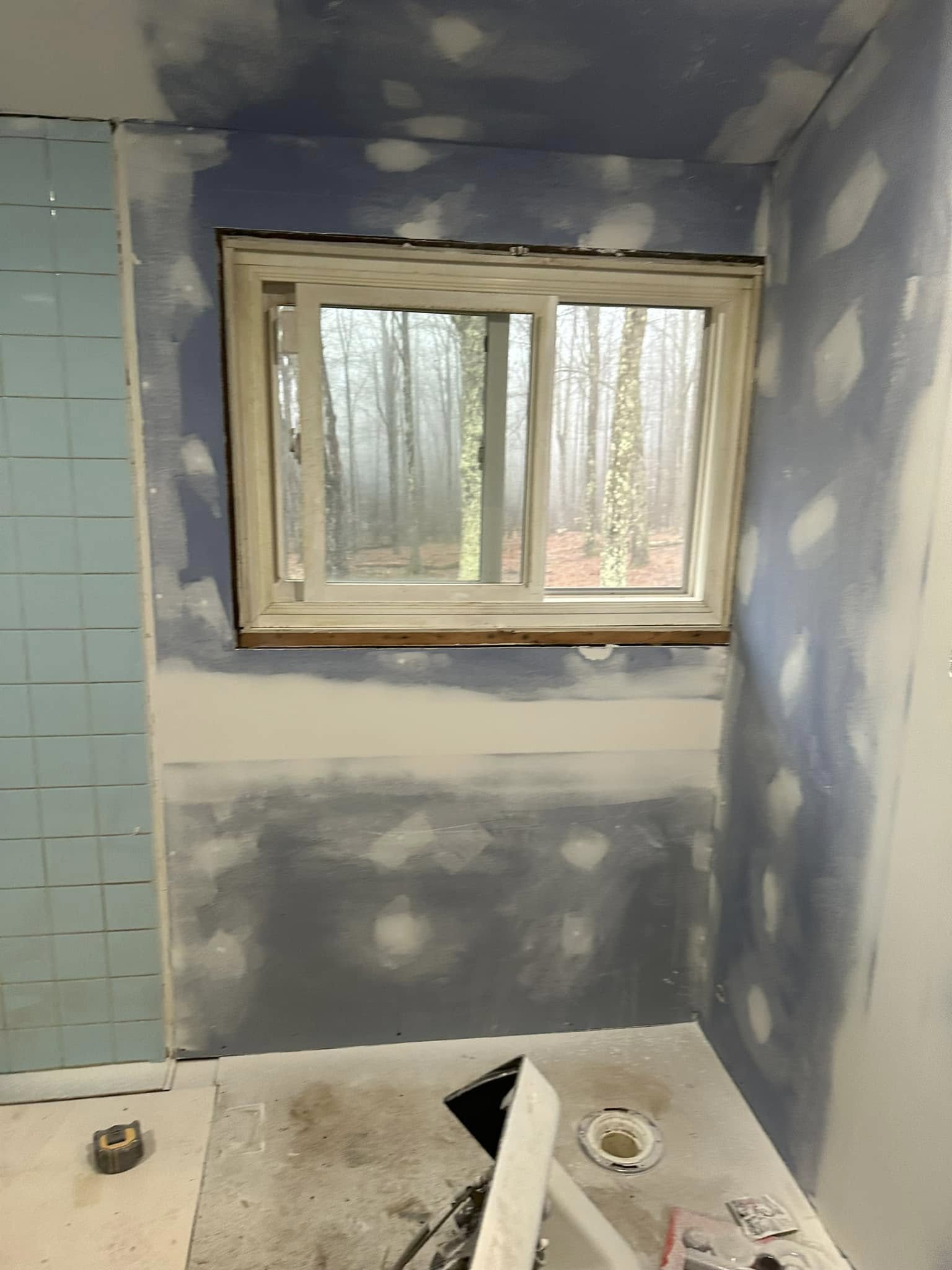 Bathroom renovation with tile