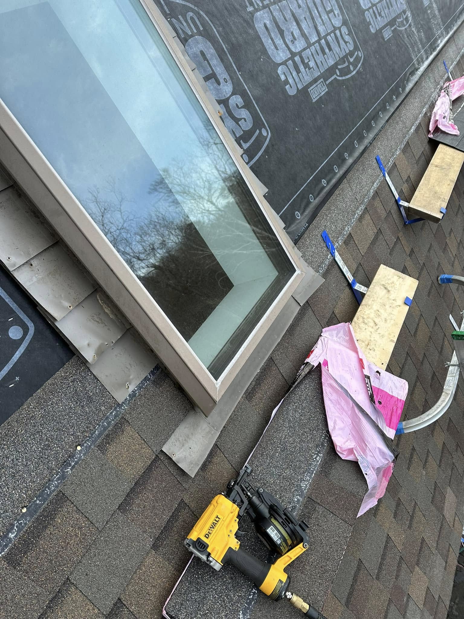 Energy-efficient replacement window with white trim in Kingston PA.